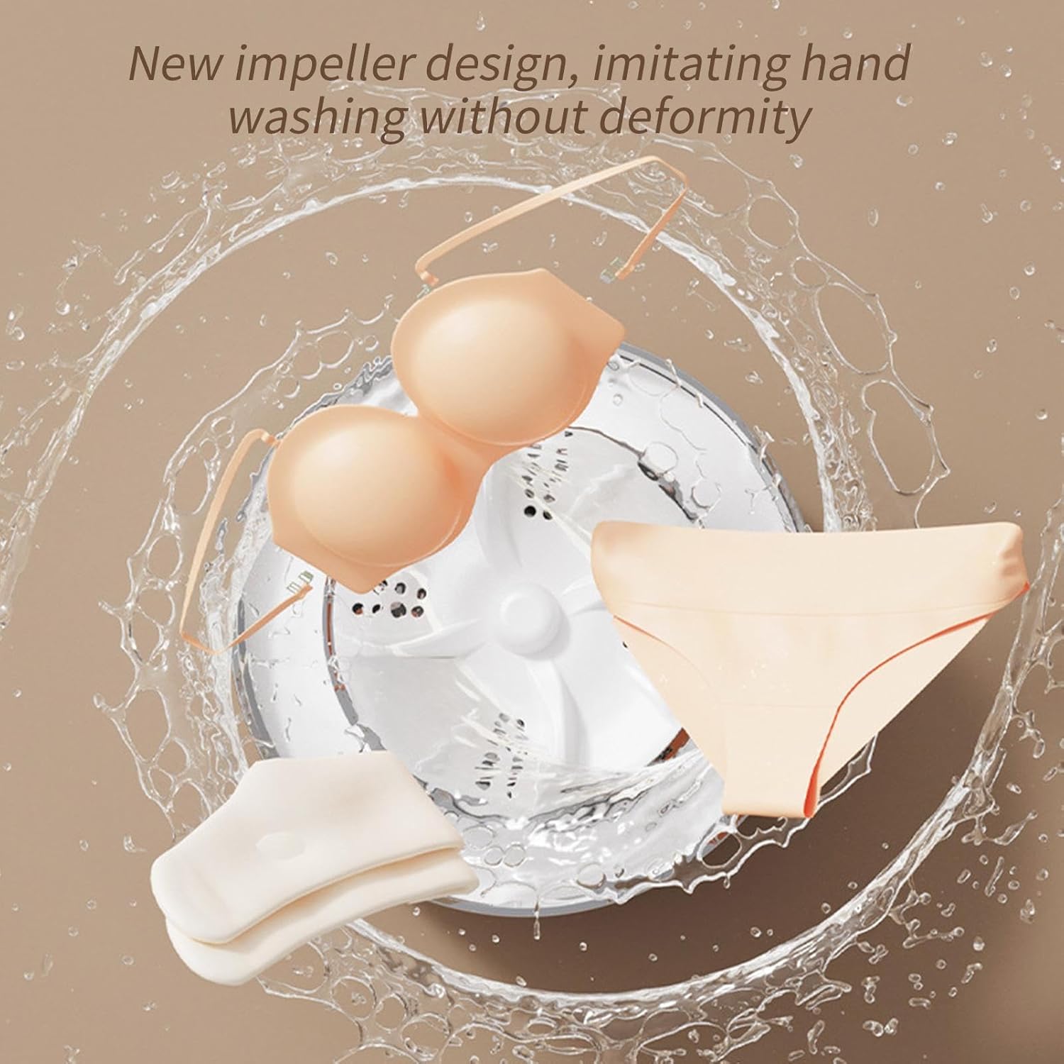 Компактна портативна пральна машинка USB 1505 для подорожей та дому ∙ Міні-пральна машина через USB 1505 - мініатюра 10