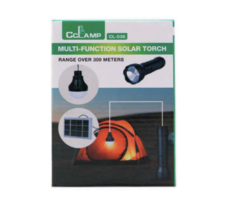 Портативний автономний світильник CL-038 для кемпінгу та дому ∙ LED-ліхтар CL-038 із сонячною зарядкою - мініатюра 3
