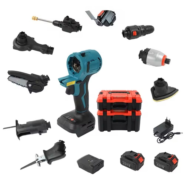 Набір акумуляторних інструментів 13 в 1 в кейсі 21V YN-43 • Універсальний електроінструмент для дому та професійних робіт