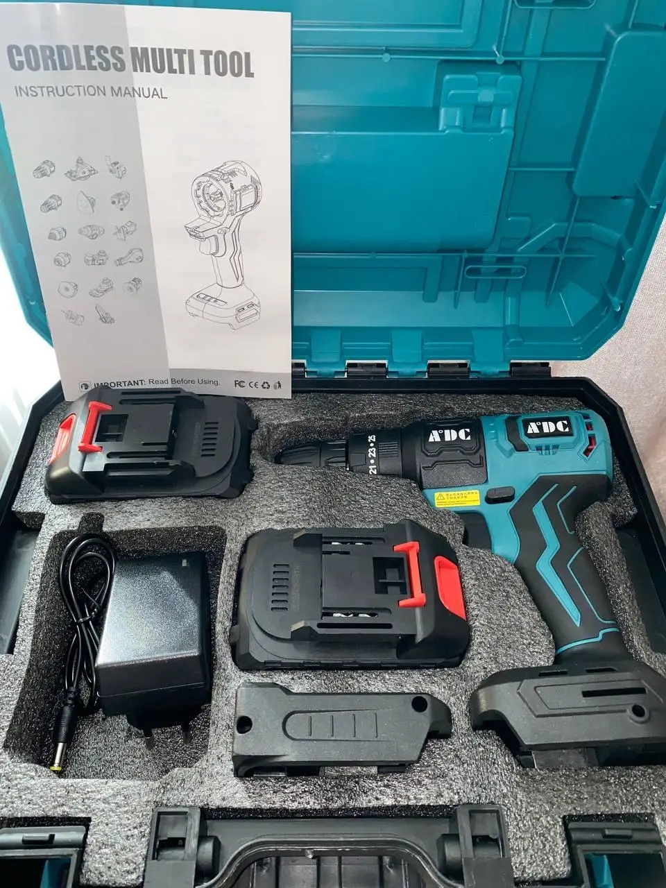 Набір акумуляторних інструментів 13 в 1 в кейсі 21V YN-43 - мініатюра 3