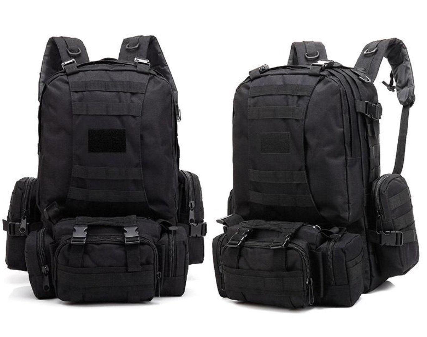 Військовий тактичний рюкзак BGINVEST 51009 52 л ∙ Армійський рюкзак із системою MOLLE для туризму та служби - мініатюра 9