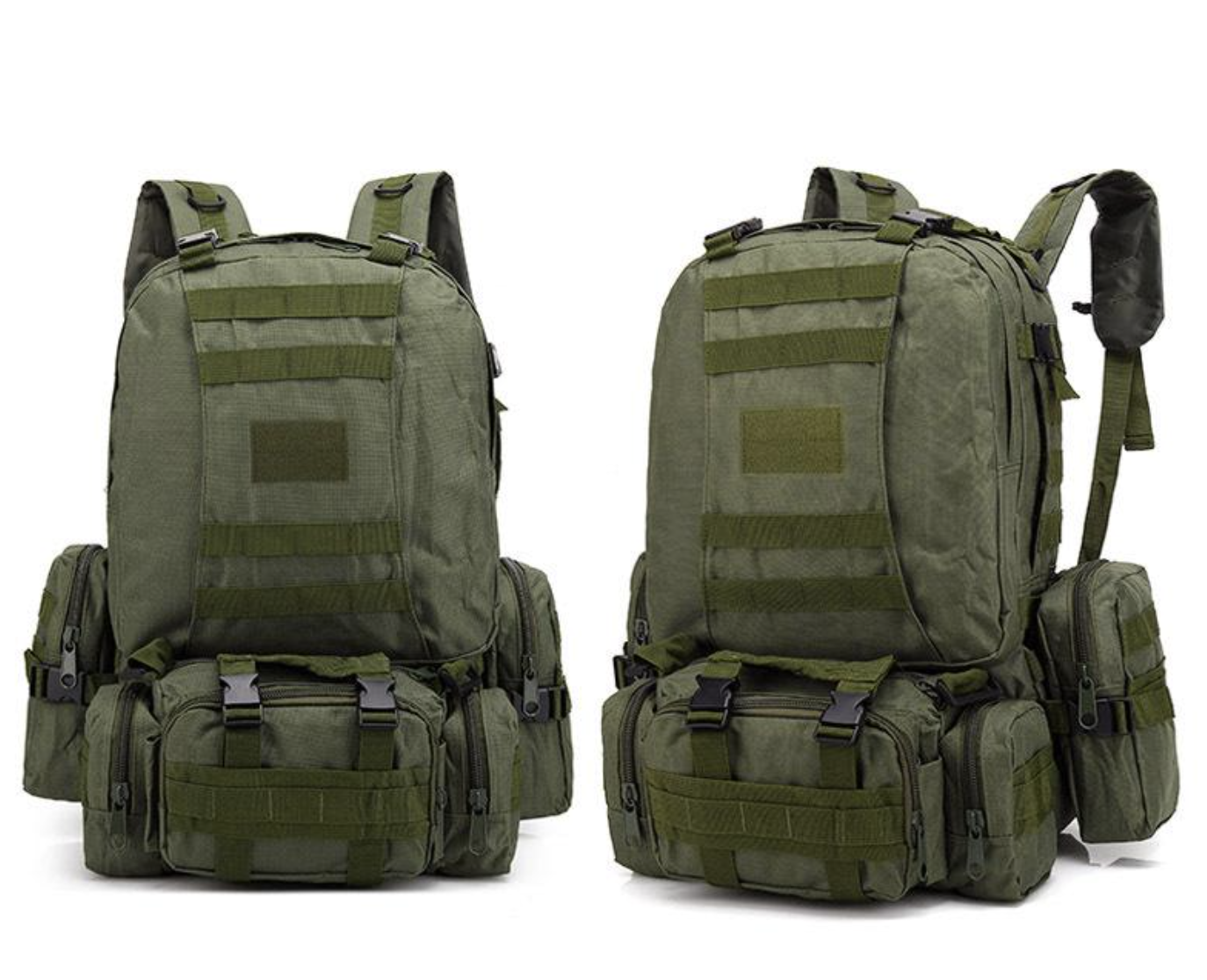 Військовий тактичний рюкзак BGINVEST 51009 52 л ∙ Армійський рюкзак із системою MOLLE для туризму та служби - мініатюра 10