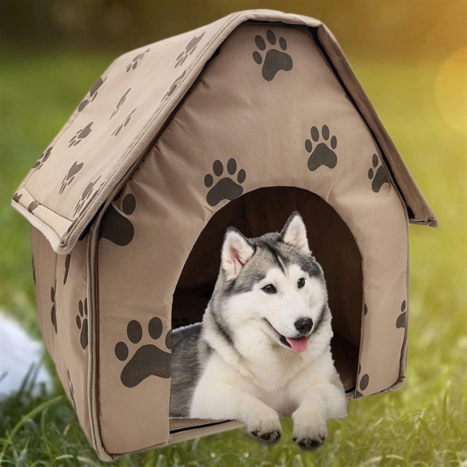 Будка для собак і котів Portable Dog House для собак і котів ∙ Велика портативна будка Portable Dog House - мініатюра 2