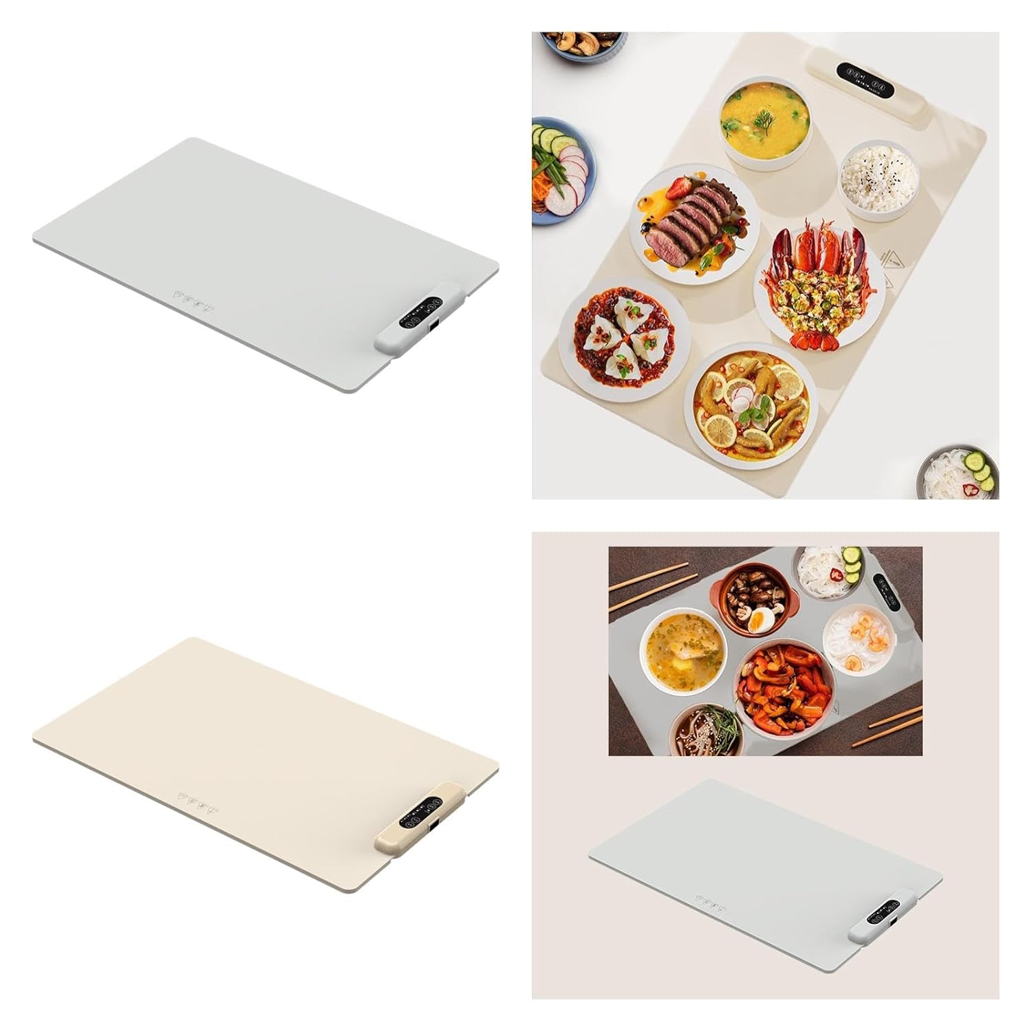 Багатофункціональний електричний килимок для підігріву їжі 1091 ∙ Килимок-підігрівач 1091 з сенсорним керуванням - мініатюра 2