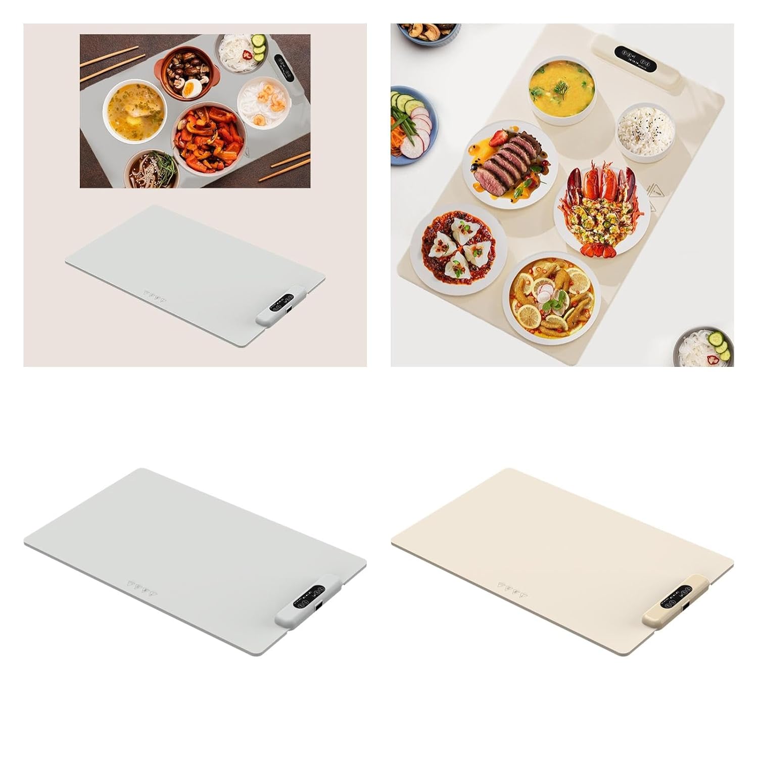 Багатофункціональний електричний килимок для підігріву їжі 1091 ∙ Килимок-підігрівач 1091 з сенсорним керуванням - мініатюра 3