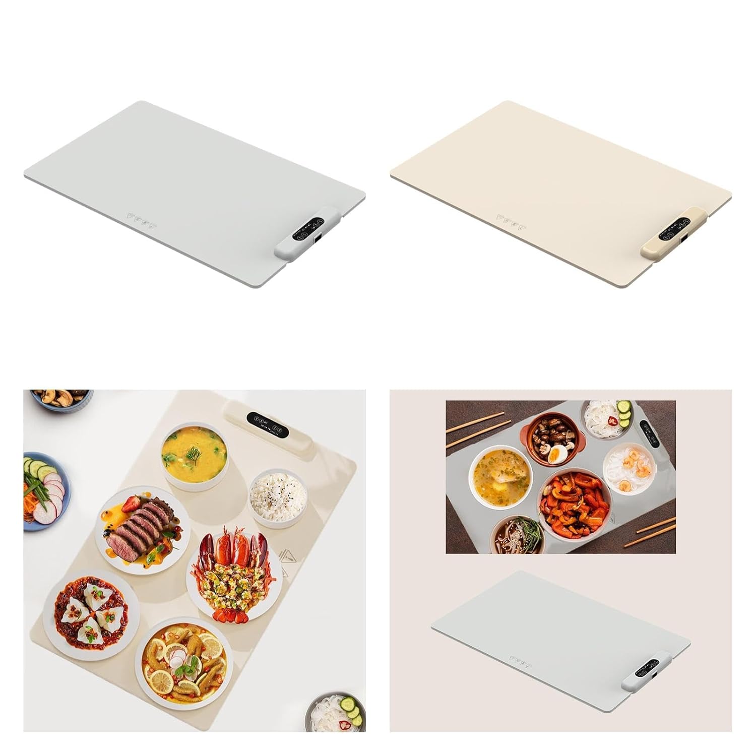 Багатофункціональний електричний килимок для підігріву їжі 1091 ∙ Килимок-підігрівач 1091 з сенсорним керуванням - мініатюра 4