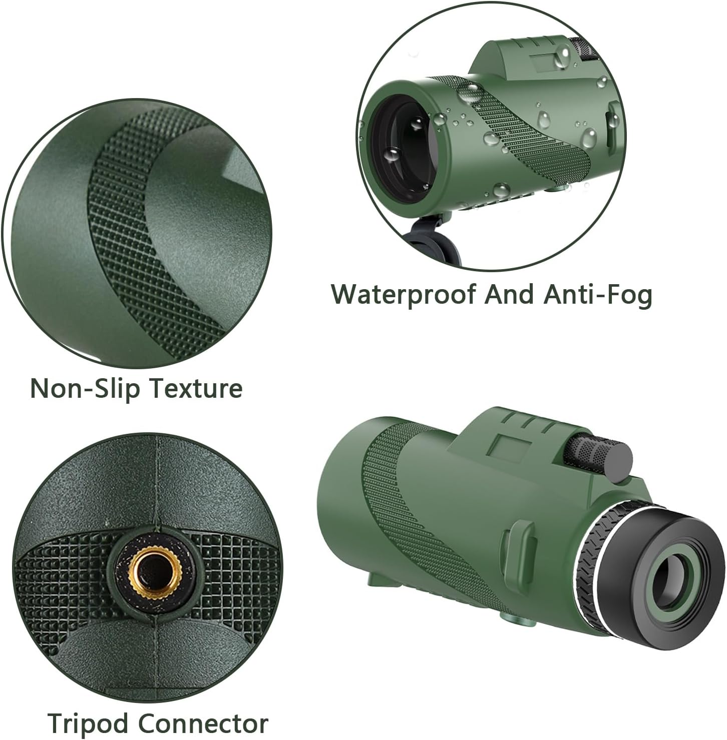 Монокуляр BEDELL 40x60 з чохлом ∙ Компактний монокуляр BEDELL 40x60 для спостережень на природі та в місті - мініатюра 8