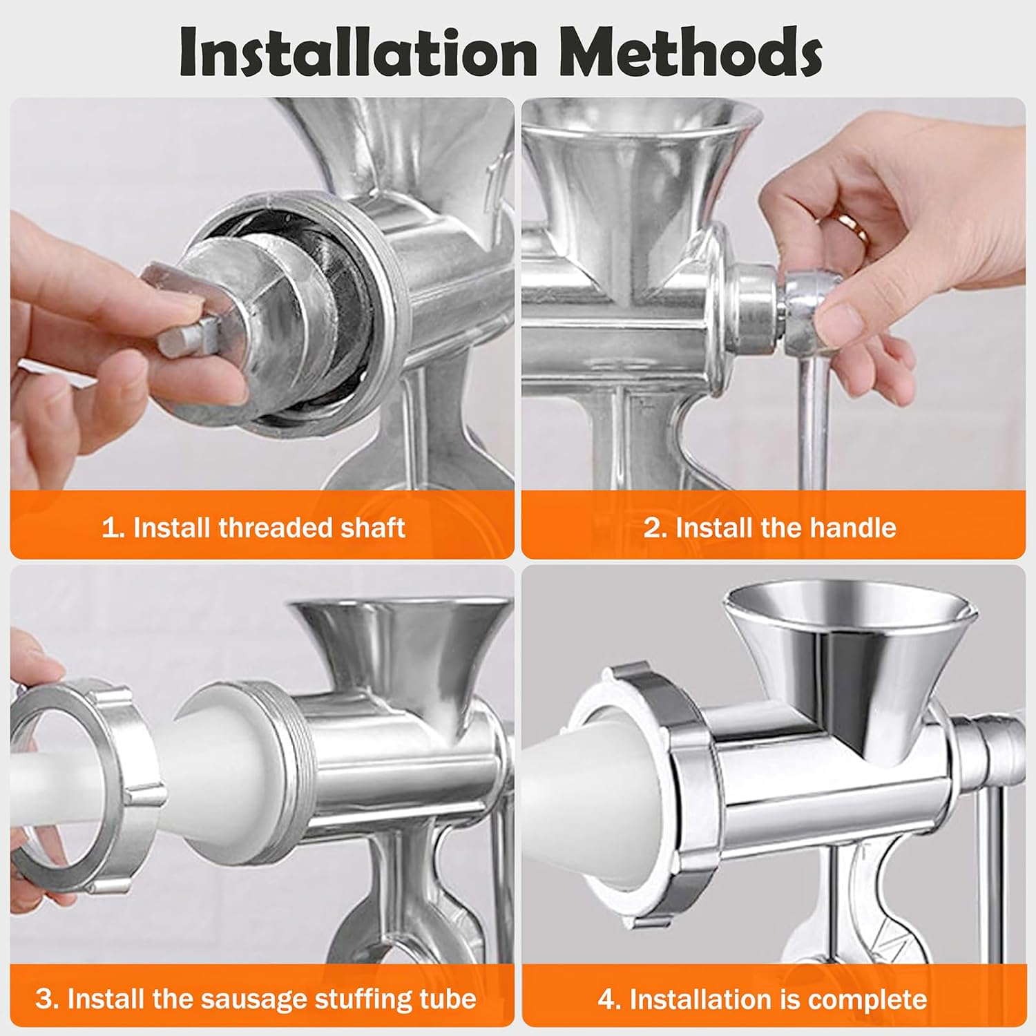 М’ясорубка ручна ХОЗЯЙКА JHP-10 надійний помічник на кухні ∙ М’ясорубка ручна ХОЗЯЙКА JHP-10 - мініатюра 4