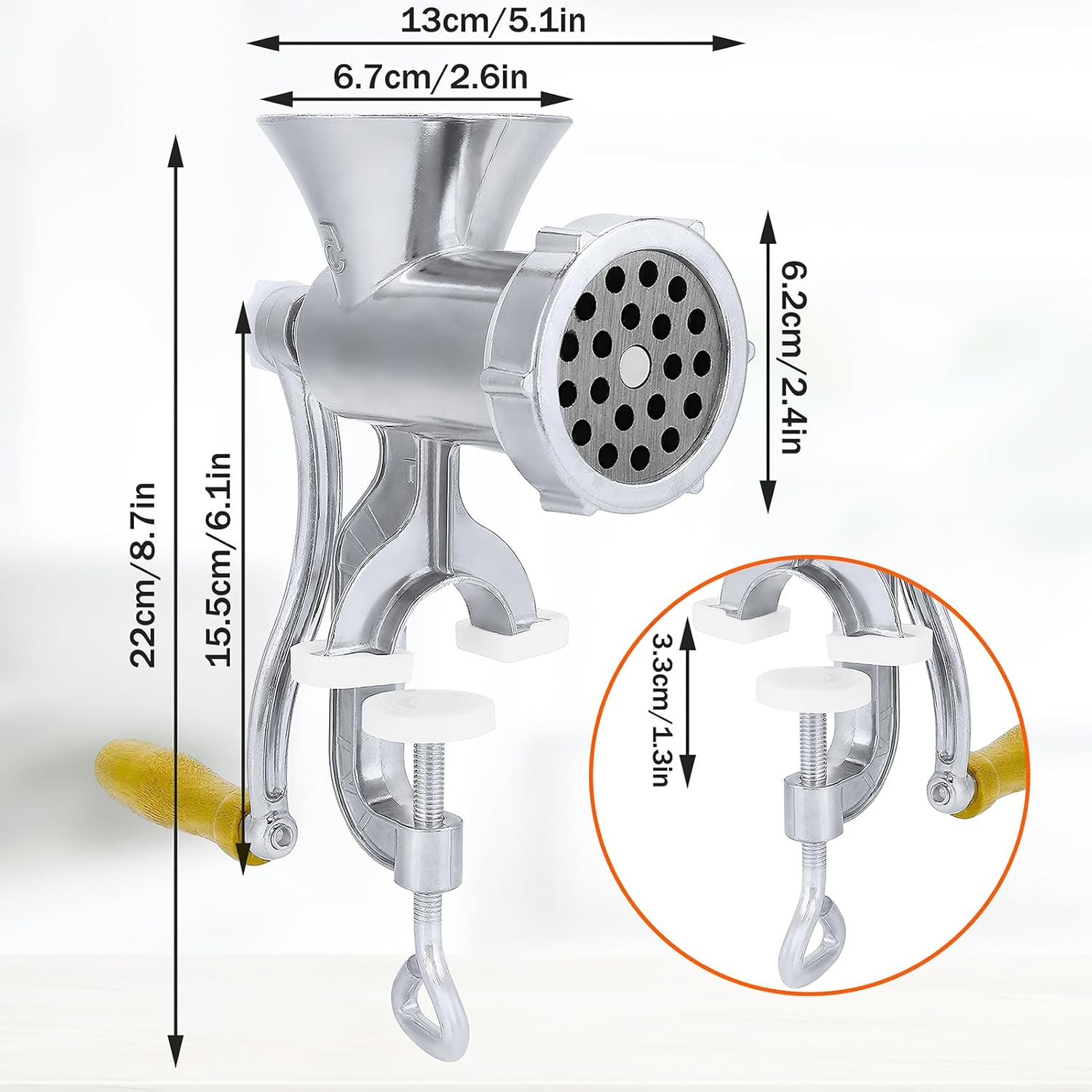 М’ясорубка ручна ХОЗЯЙКА JHP-10 надійний помічник на кухні ∙ М’ясорубка ручна ХОЗЯЙКА JHP-10 - мініатюра 5
