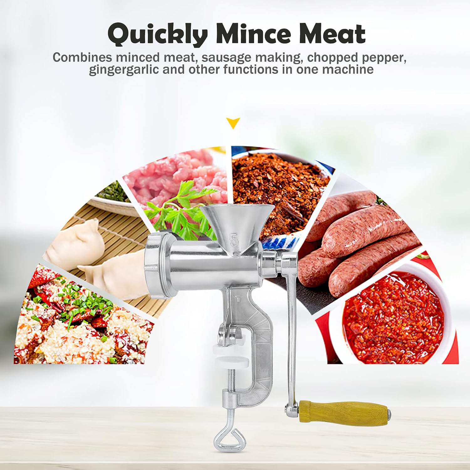 М’ясорубка ручна ХОЗЯЙКА JHP-10 надійний помічник на кухні ∙ М’ясорубка ручна ХОЗЯЙКА JHP-10 - мініатюра 6