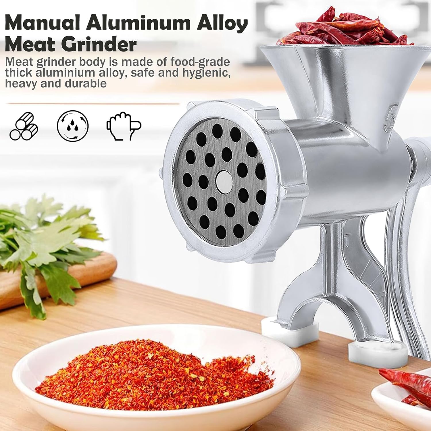 М’ясорубка ручна ХОЗЯЙКА JHP-10 надійний помічник на кухні ∙ М’ясорубка ручна ХОЗЯЙКА JHP-10 - мініатюра 8