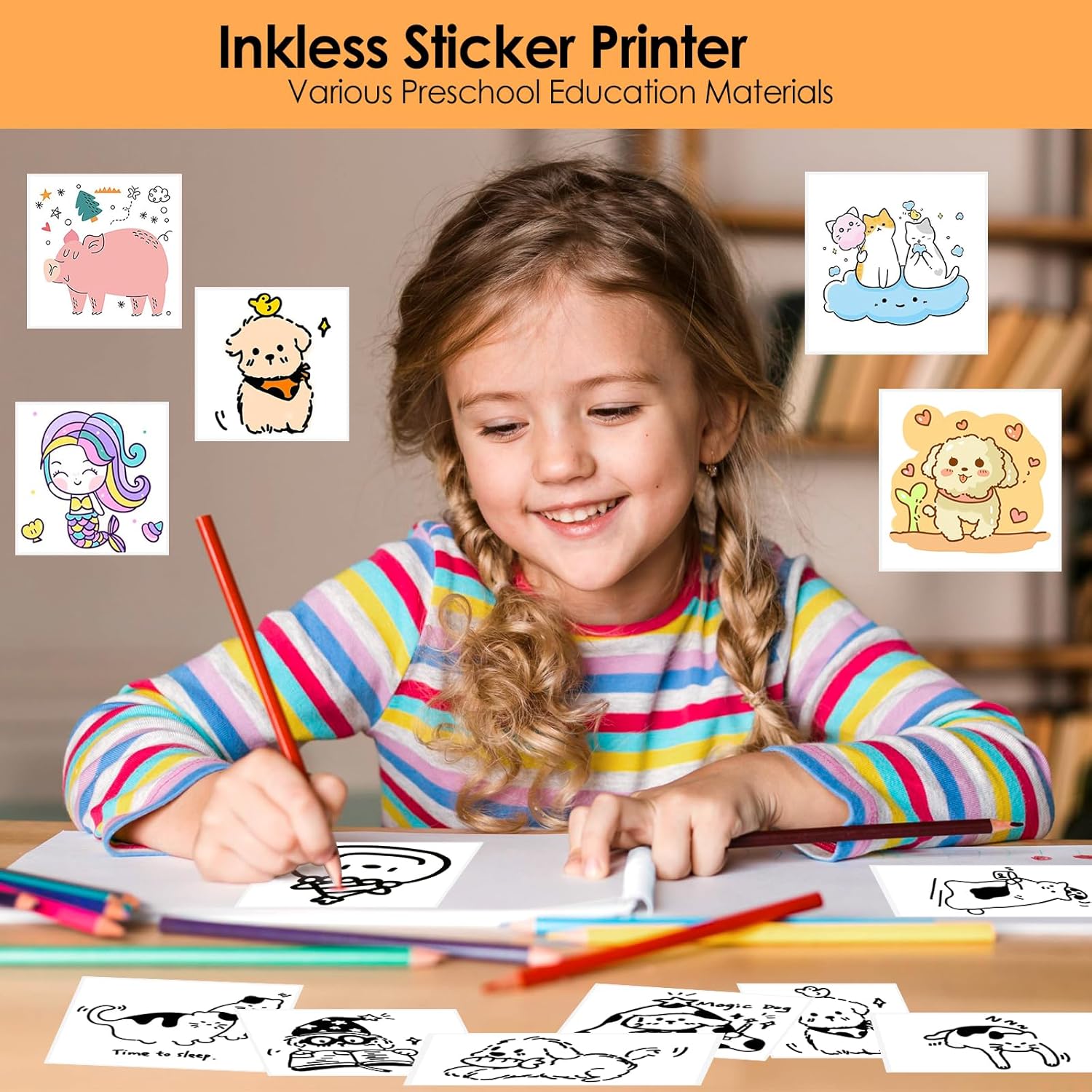 Портативний принтер для наклейок та етикеток B-3 ∙ Міні-принтер для термодруку без чорнил B-3 - мініатюра 6