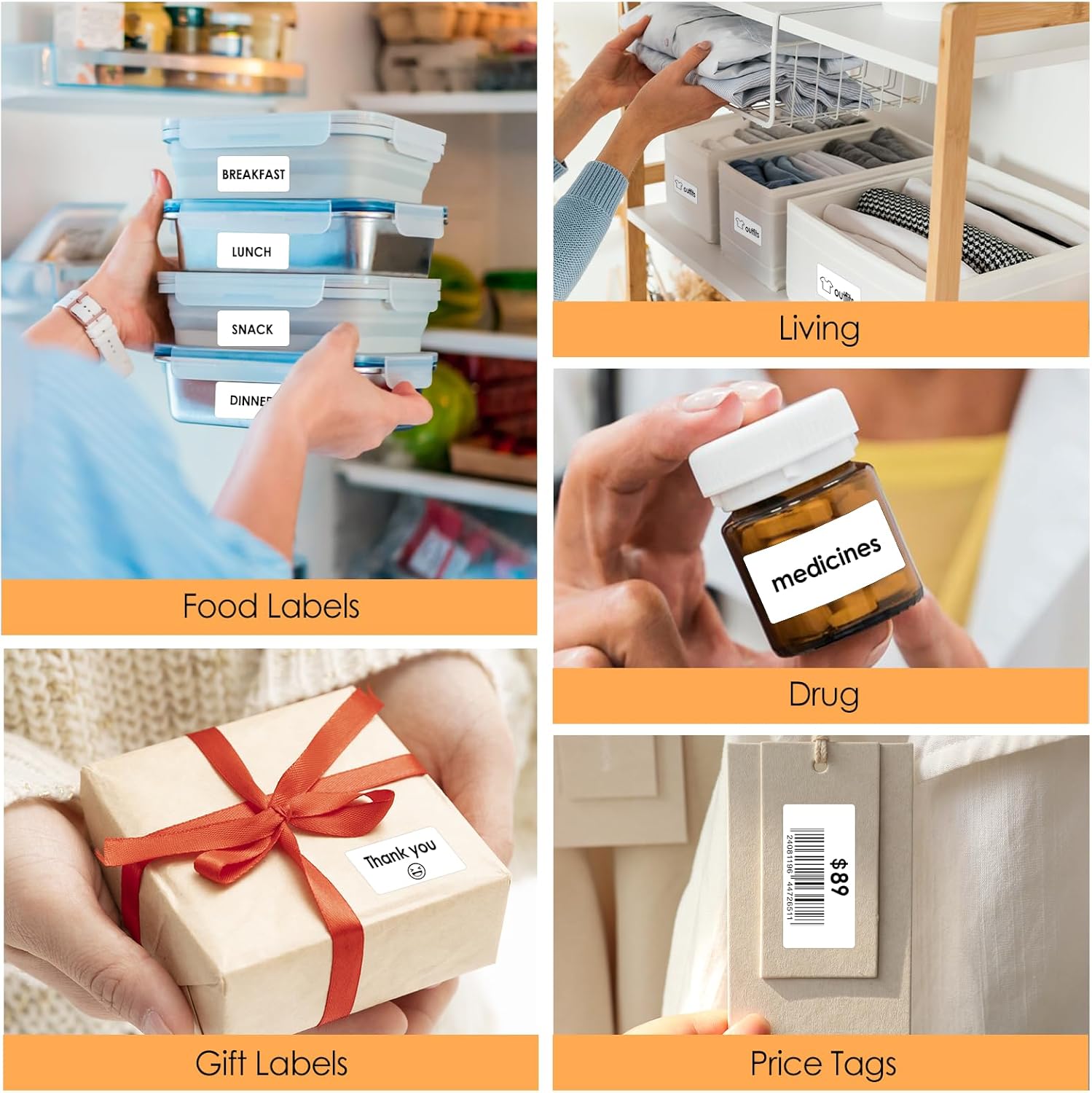 Портативний принтер для наклейок та етикеток B-3 ∙ Міні-принтер для термодруку без чорнил B-3 - мініатюра 8