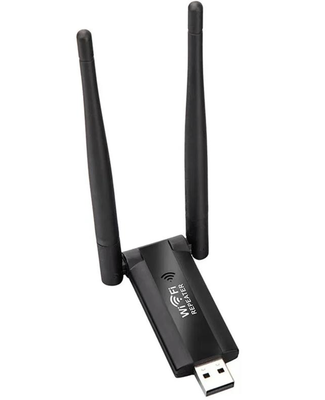 USB ретранслятор / підсилювач Wi-Fi сигналу на 2 антени ∙ Репітер USB Wi-Fi 300 Мбіт