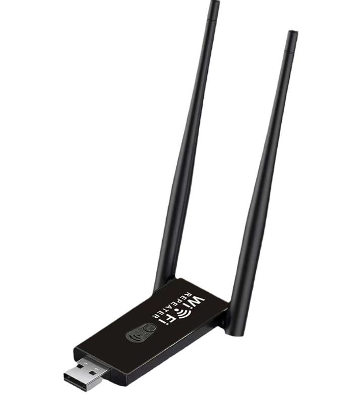 USB ретранслятор / підсилювач Wi-Fi сигналу на 2 антени ∙ Репітер USB Wi-Fi 300 Мбіт - мініатюра 4