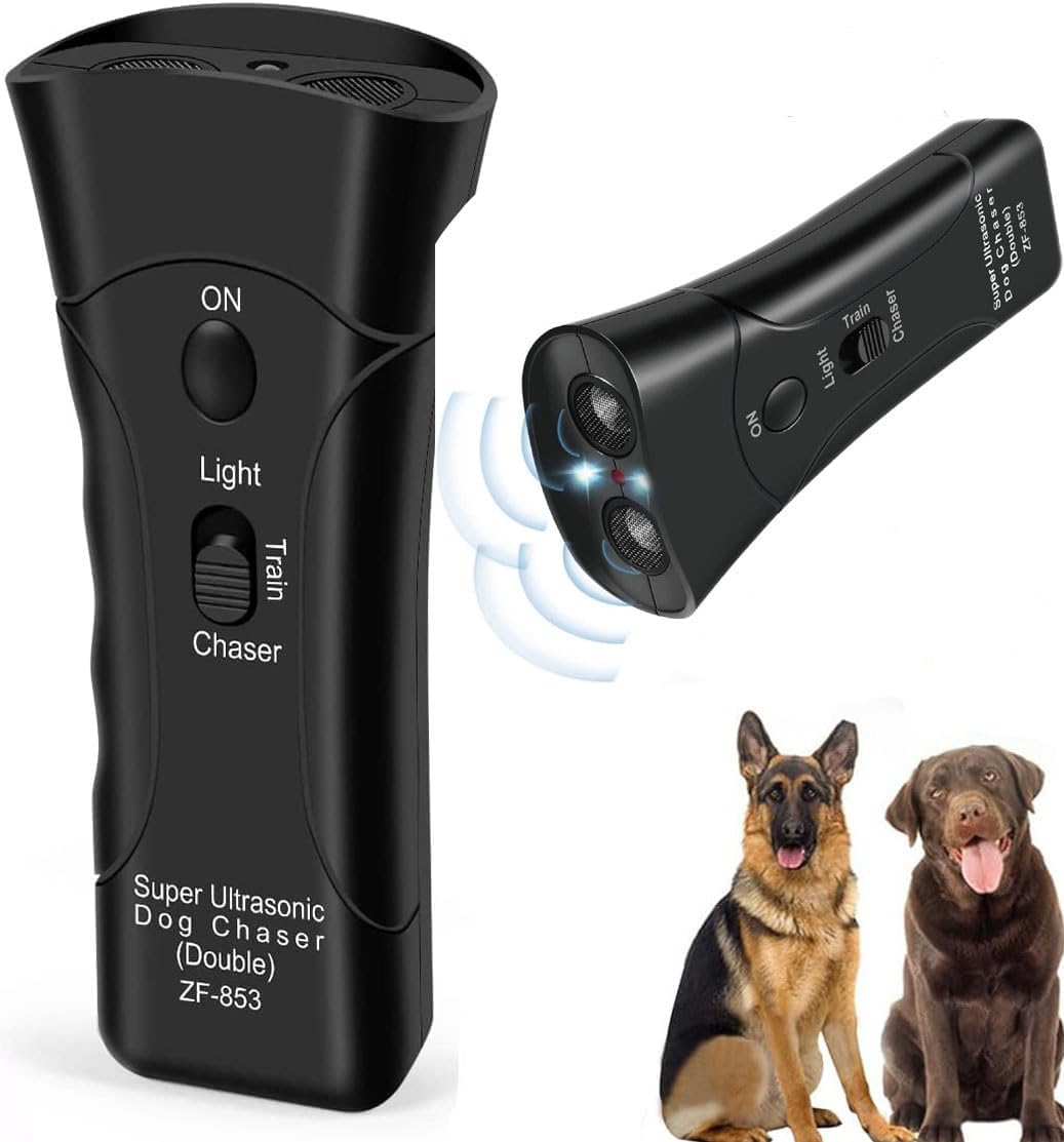 Відлякувач собак ZF853E/5039 Super Ultrasonic Dog Chaser і ліхтар ∙ Універсальний ультразвуковий відлякувач ZF853E/5039