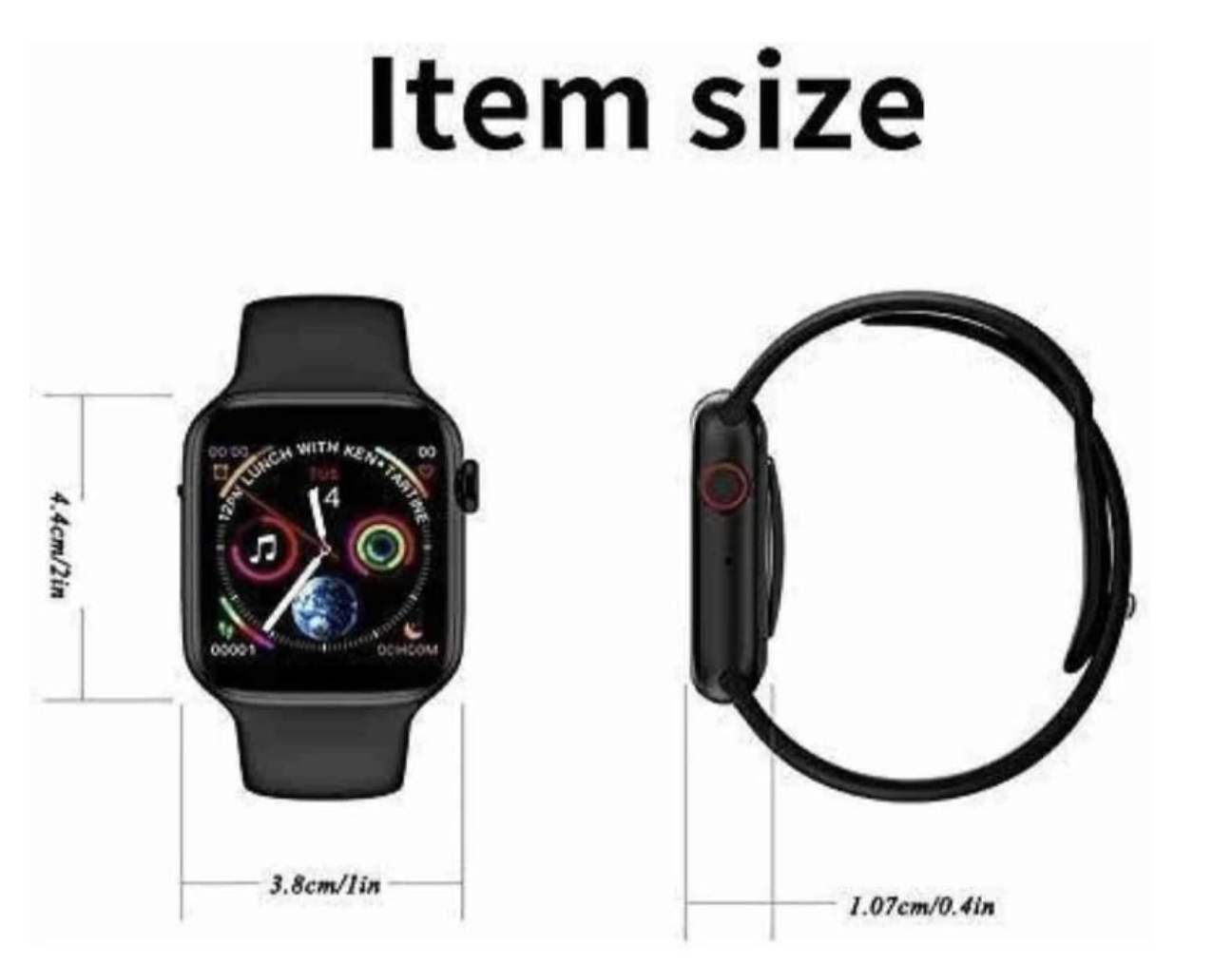 Смарт-годинник Smart Watch T55 з 2 ремінцями ∙ Розумний годинник Smart Watch T55 для сповіщень та фітнесу - мініатюра 3