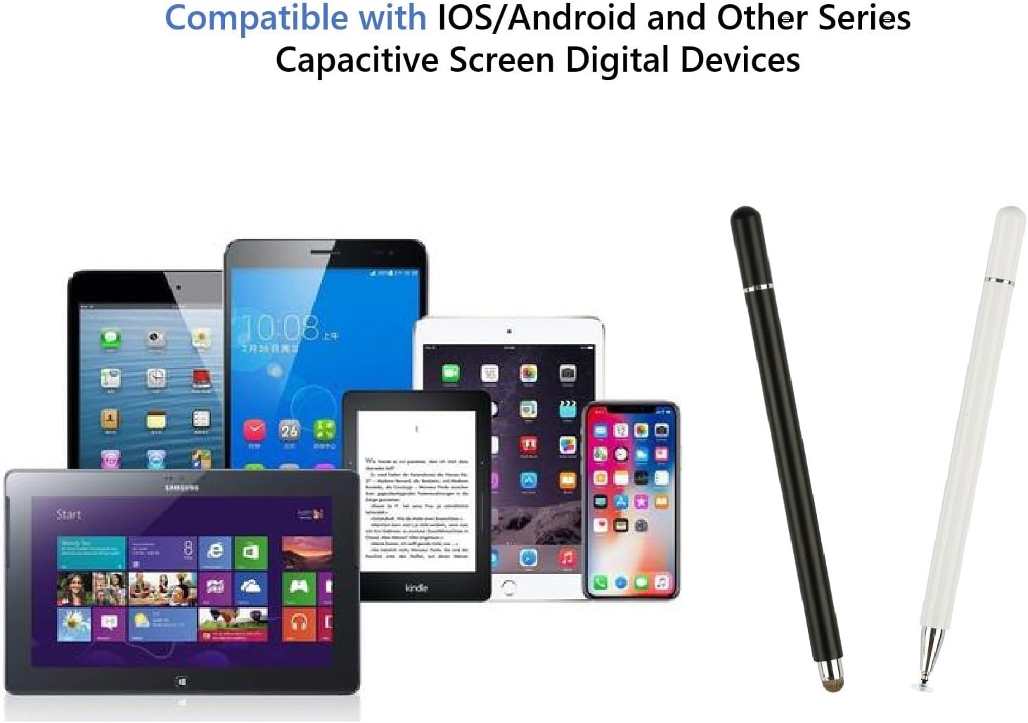 Звичайний стилус JB-01 / JB-02 – універсальне перо для сенсорних екранів ∙ Стилус для телефону JB-01 / JB-02 планшета та комп’ютера - мініатюра 5