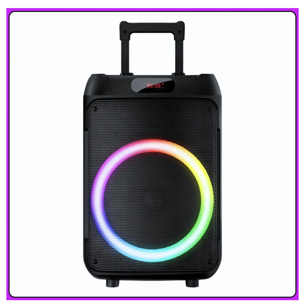 Колонка Bluetooth Wireless Speaker TTD-1209 з мікрофонами і пультом ДУ ∙ Портативна TTD-1209 Bluetooth колонка 12"