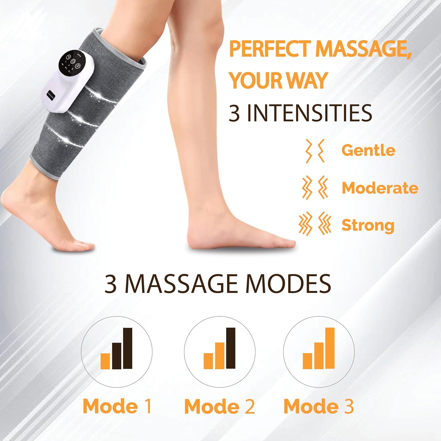 Масажер для ніг PORTABLE CALF MASSAGER MD062 ∙ Розслаблюючий масажер для ніг MD062 - мініатюра 3