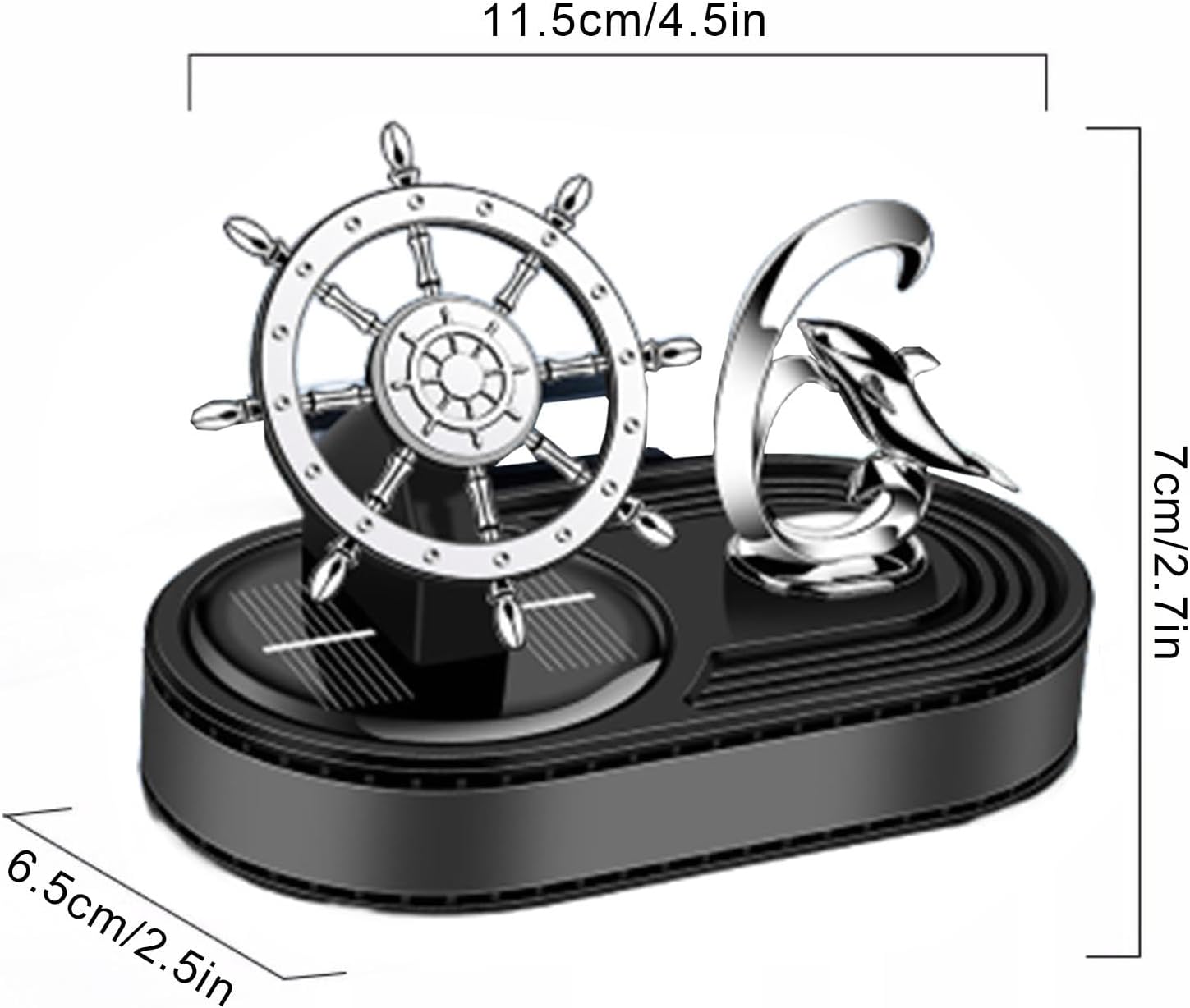 Освіжувач повітря, обертовий автоароматизатор КАПІТАН XL-8 ∙ Автомобільний ароматизатор КАПІТАН AND-8 на сонячній панелі - мініатюра 2