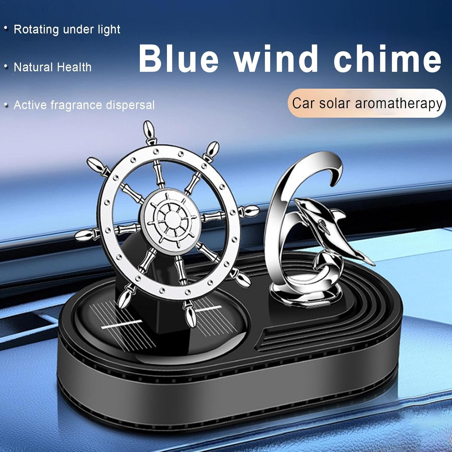 Освіжувач повітря, обертовий автоароматизатор КАПІТАН XL-8 ∙ Автомобільний ароматизатор КАПІТАН AND-8 на сонячній панелі - мініатюра 6