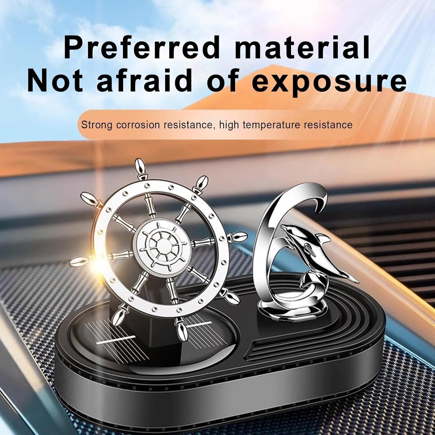 Освіжувач повітря, обертовий автоароматизатор КАПІТАН XL-8 ∙ Автомобільний ароматизатор КАПІТАН AND-8 на сонячній панелі - мініатюра 7