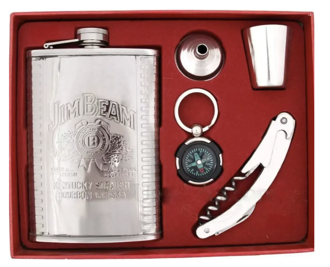 Подарунковий набір фляга + компас + мультиніж XL-5508 ∙ Чоловічий подарунковий набір wine XL-5508 для туризму та відпочинку - мініатюра 5