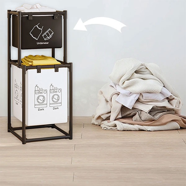 Корзина для білизни SKLM-23 ∙ Стильна та практична корзина для білизни SKLM-23 - мініатюра 2