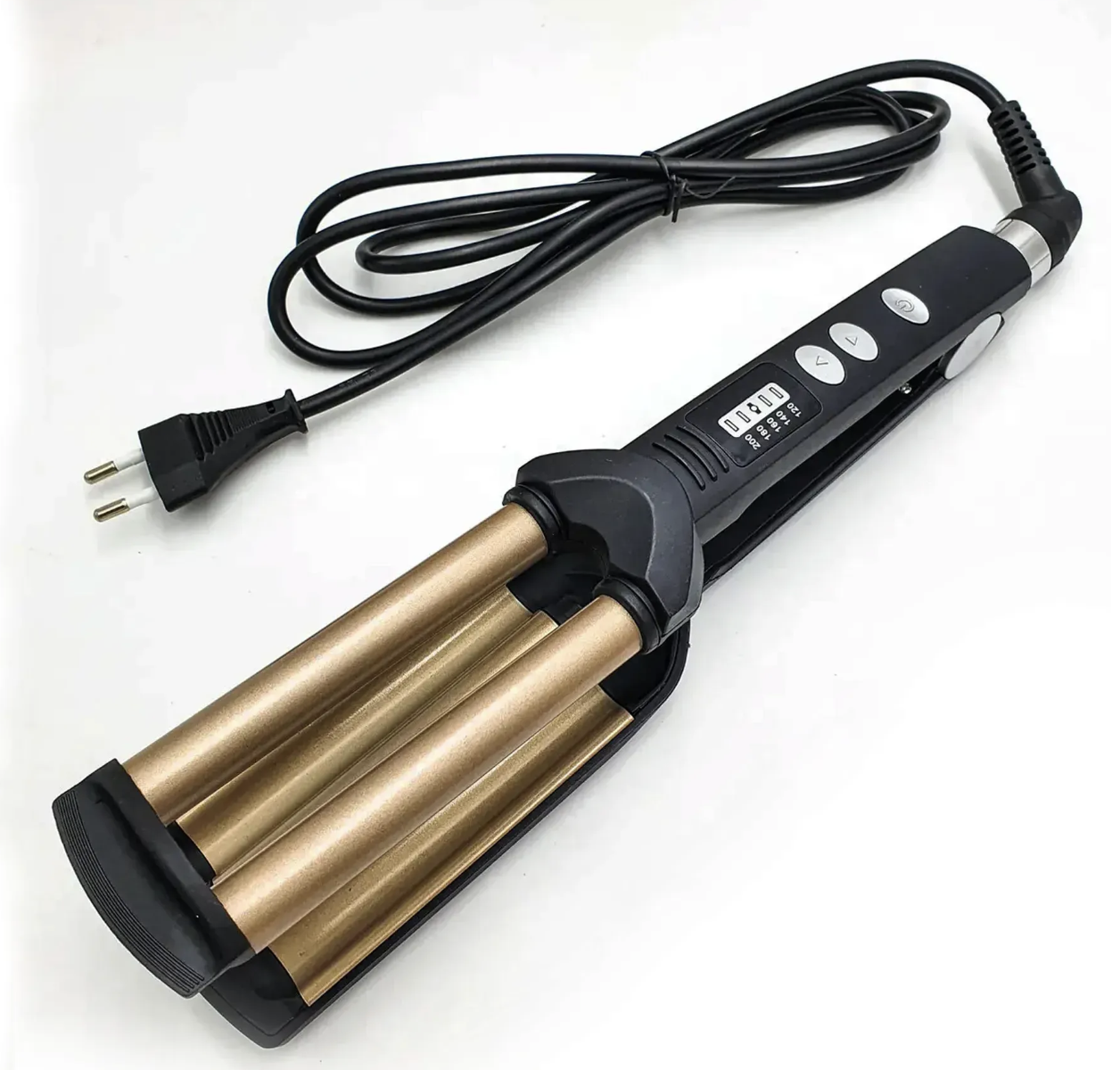 Потрійна плойка DT-2021 для створення чарівних хвиль і стильних локонів ∙ Плойка DT-2021 для великих локонів - мініатюра 3