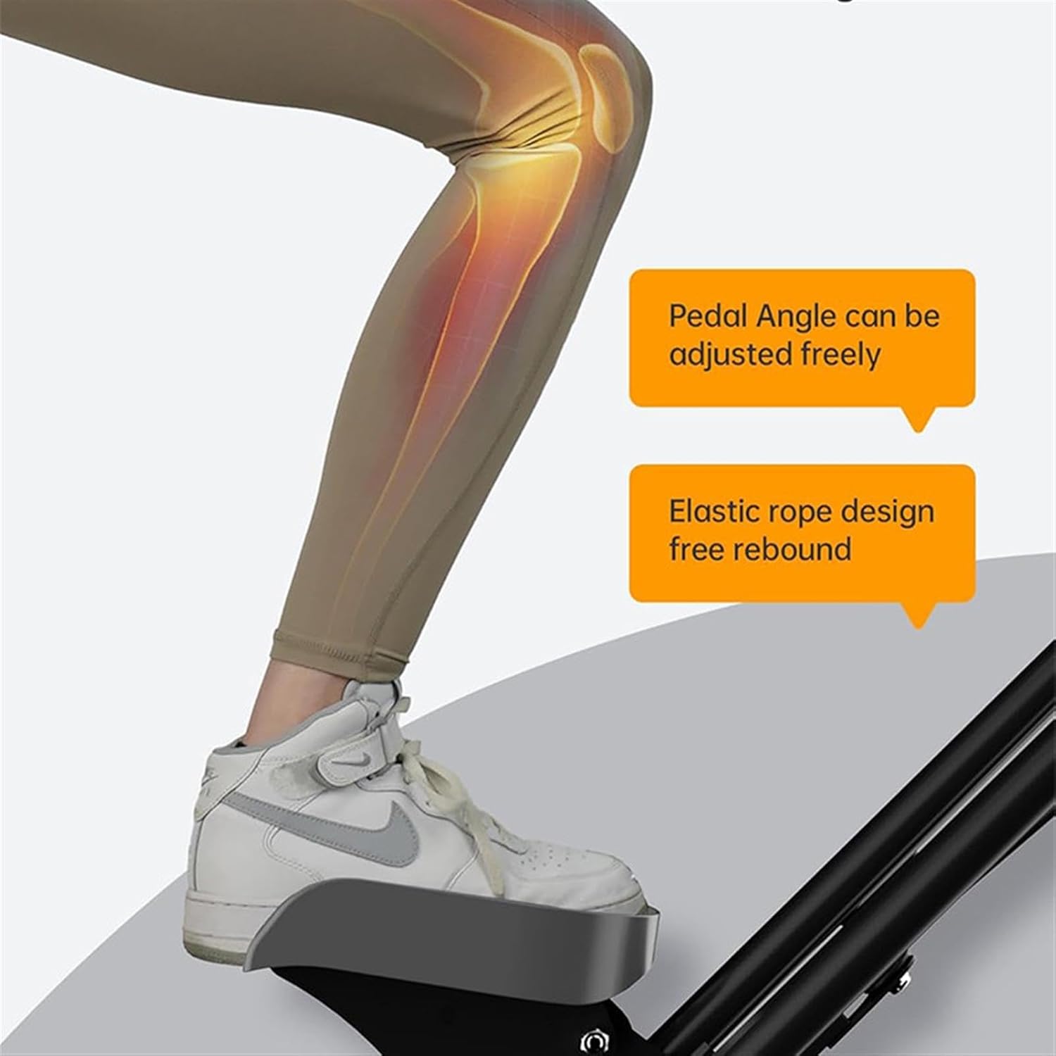 Посилений степпер зі сталі для тренувань вдома чорний ∙ Домашній кардіостеппер для ніг та сідниць - мініатюра 2