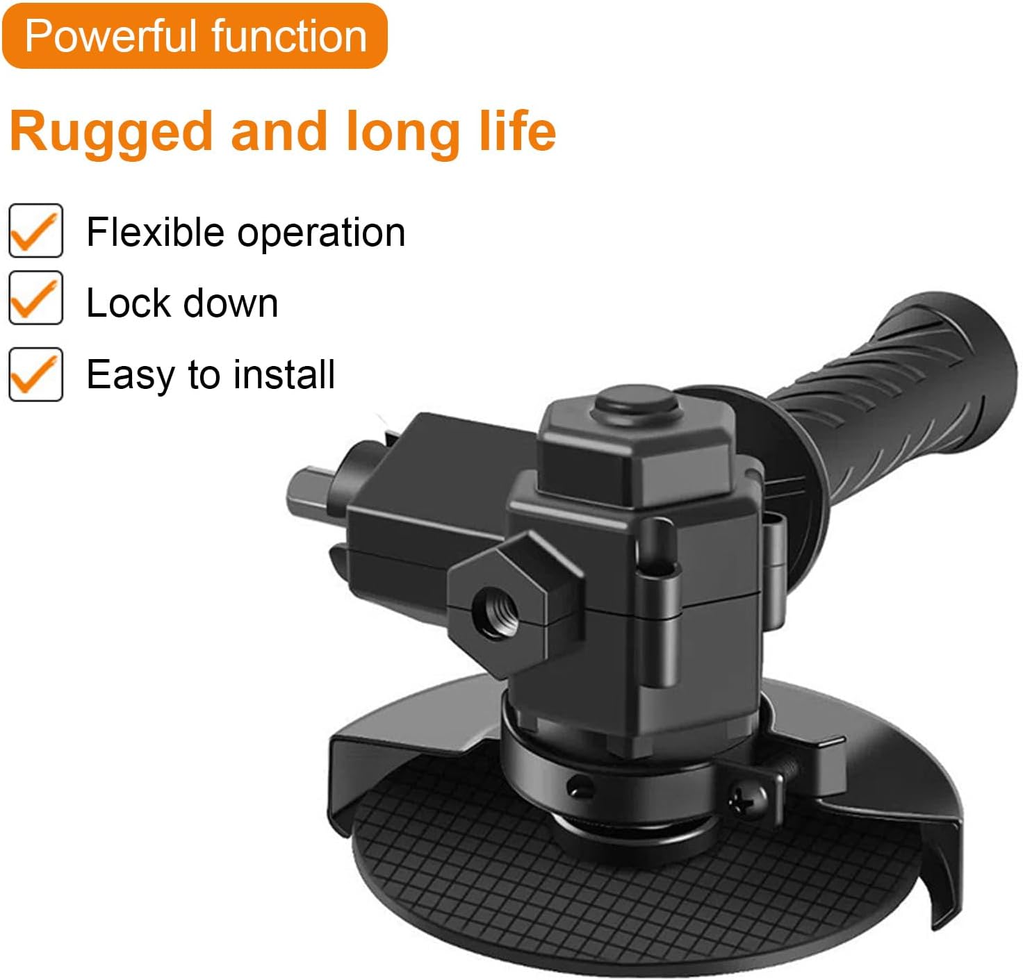 Насадка-болгарка на дриль / шуруповерт 308M ∙ Універсальна насадка-кутова шліфмашина 308M - мініатюра 2