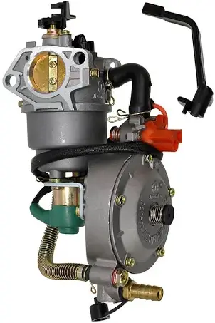 Карбюратор генератора 5,5-8,5 кВт з газовим редуктором · Карбюратор та редуктор для генераторів газ/бензин