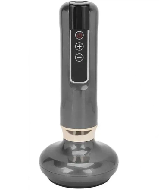 Вакуумний антицелюлітний масажер для тіла Cupping Massager DS-A15 з інфрачервоним підігрівом • Баночний лімфодренажний масажер 12 рівнів вакууму живлення 5V