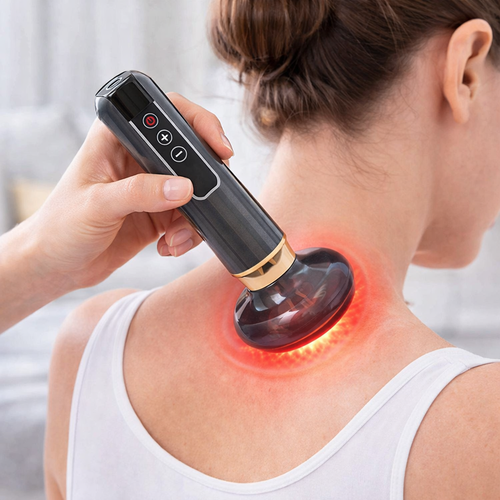 Вакуумний антицелюлітний масажер DS-A15 з підігрівом і 12 рівнями всмоктування - мініатюра 10