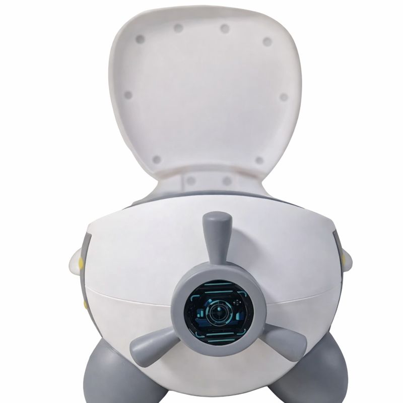 Дитячий горщик-вертоліт з кришкою, м'яким сидінням і знімним контейнером - мініатюра 7