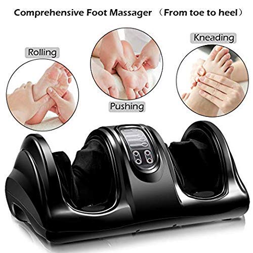 Shiatsu Foot Massager для стоп і литок з роликовим масажем і пультом керування - мініатюра 3
