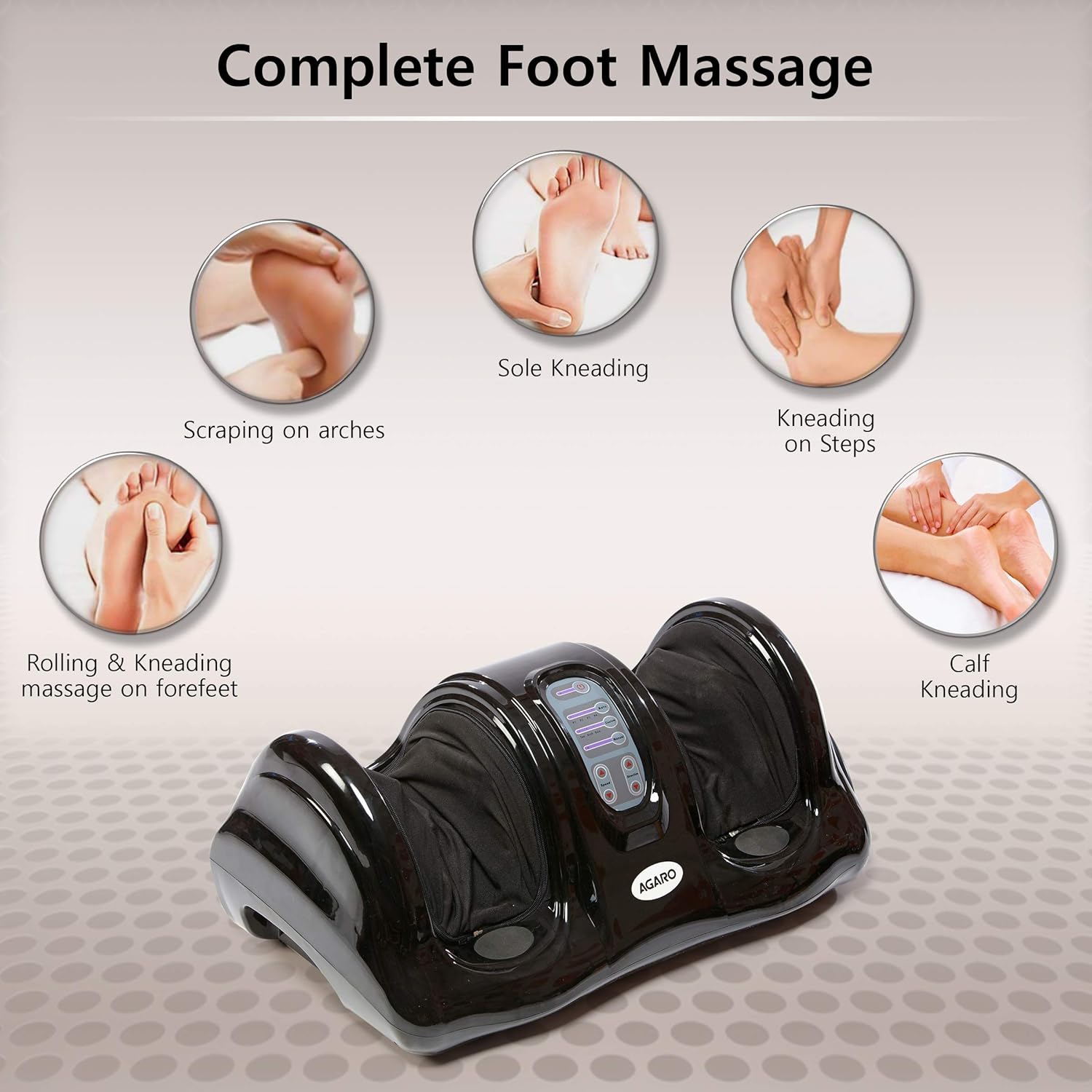 Shiatsu Foot Massager для стоп і литок з роликовим масажем і пультом керування - мініатюра 6