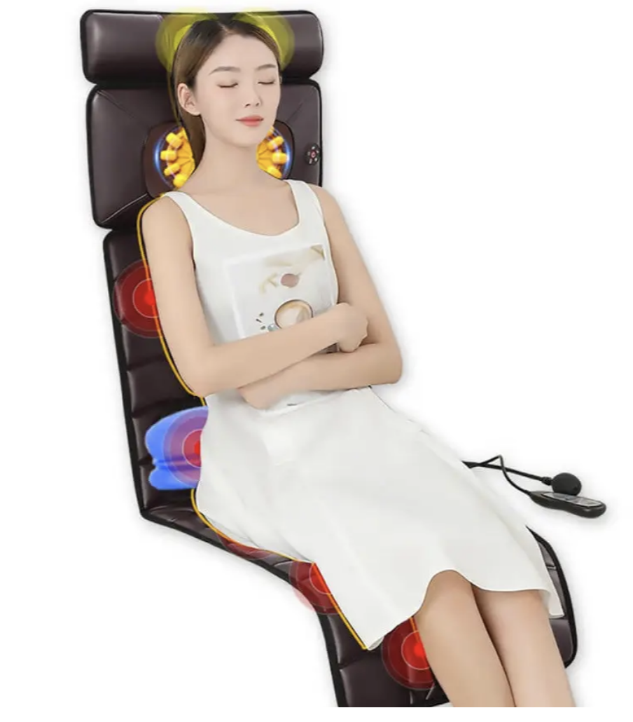 Масажний мат MS-150YX з підігрівом, 9 рівнями інтенсивності і пультом - мініатюра 4