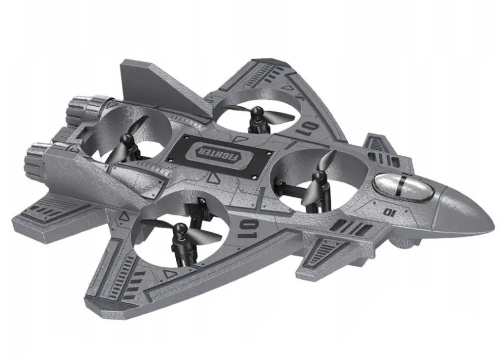 Літачок на радіокеруванні з підсвіткою CZ35 ∙ RC винищувач CZ35 з LED-підсвіткою та трюками 360°