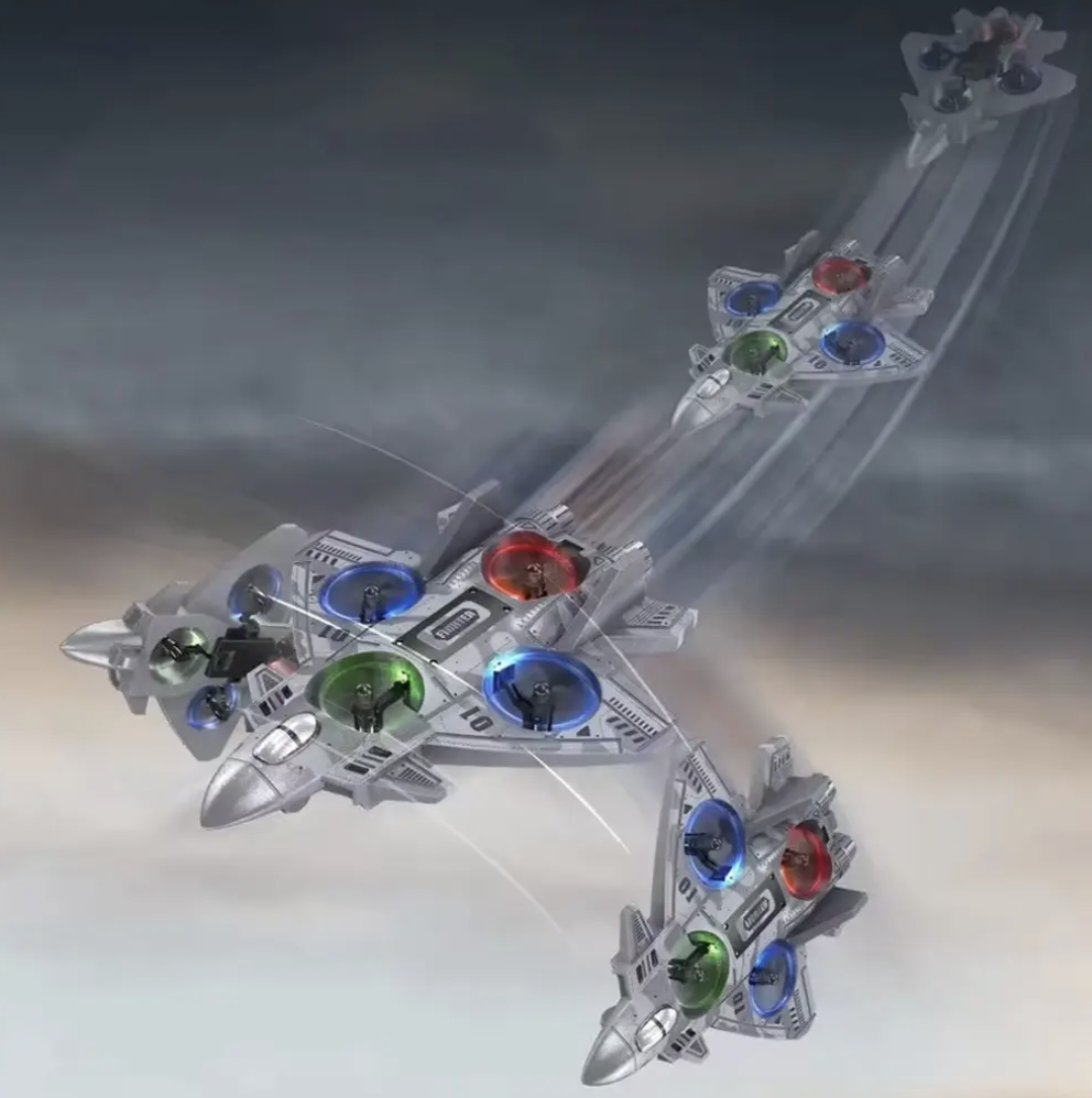 RC винищувач CZ35 з LED-підсвіткою, стабілізацією і трюками 360° - мініатюра 3