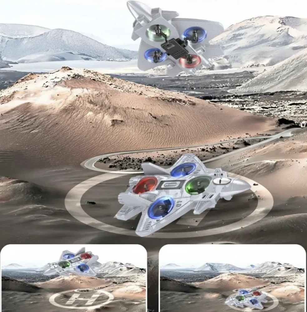 RC винищувач CZ35 з LED-підсвіткою, стабілізацією і трюками 360° - мініатюра 4