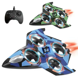 RC літак-квадрокоптер Sky Overlord YX110 з LED-підсвіткою, автозльотом і трюками 360° - мініатюра 4