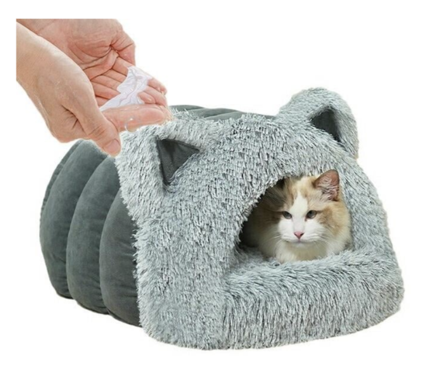 Будиночок для котів і маленьких собак MA817 50 x 42 x 30 см сірий - мініатюра 2