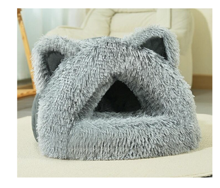 Будиночок для котів і маленьких собак MA817 50 x 42 x 30 см сірий - мініатюра 5