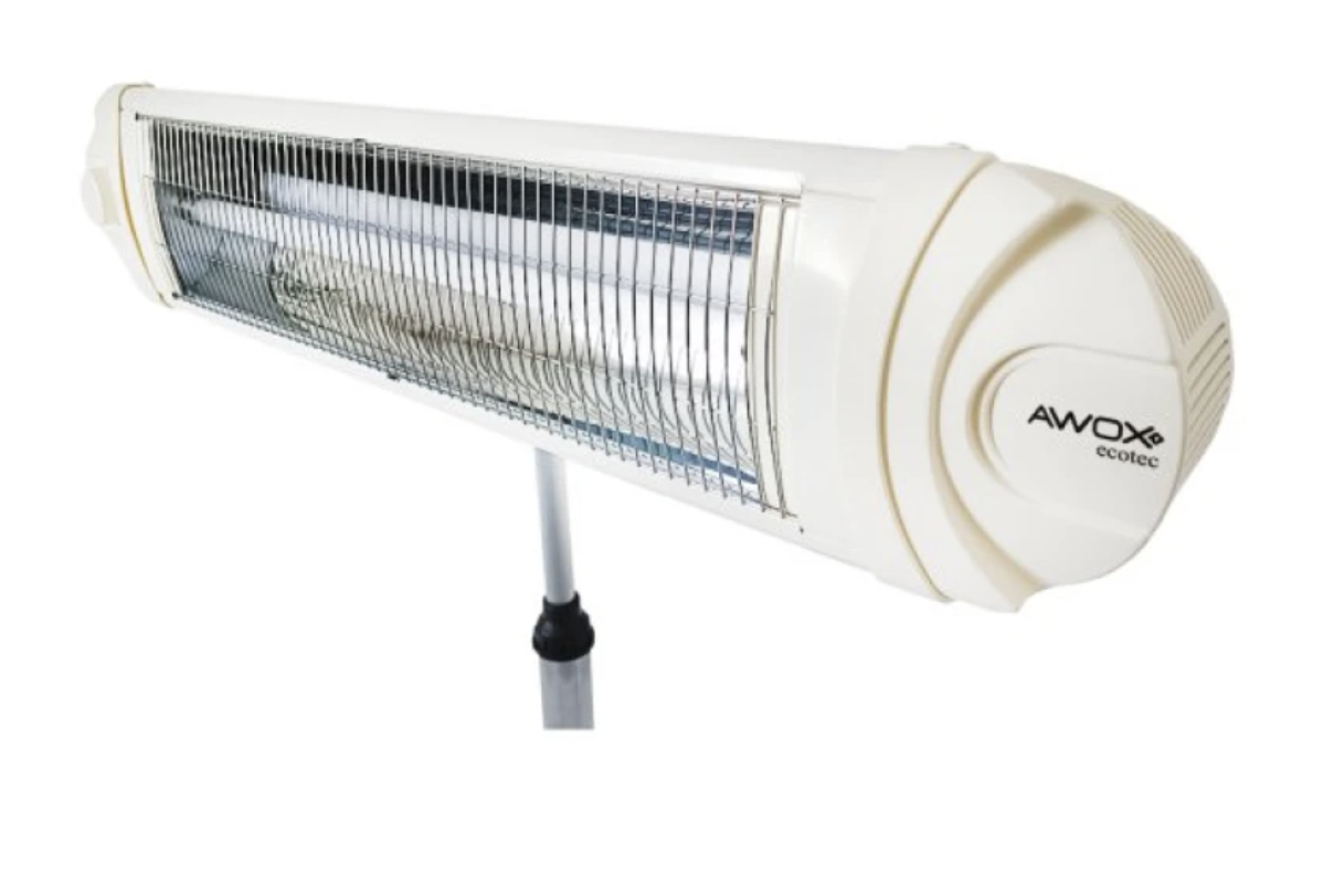 Інфрачервоний обігрівач AWOX Ecotec 2500 Вт з триногою і настінним кріпленням - мініатюра 3