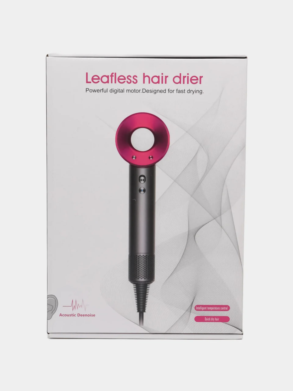 Іонний фен Leafless Hair Dryer S238-1 з 3 швидкостями, 3 температурами і холодним обдувом - мініатюра 5