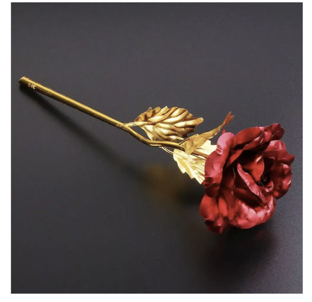 Подарунковий набір з мильними трояндами, ведмедиком і фольгованою трояндою в коробці - мініатюра 5