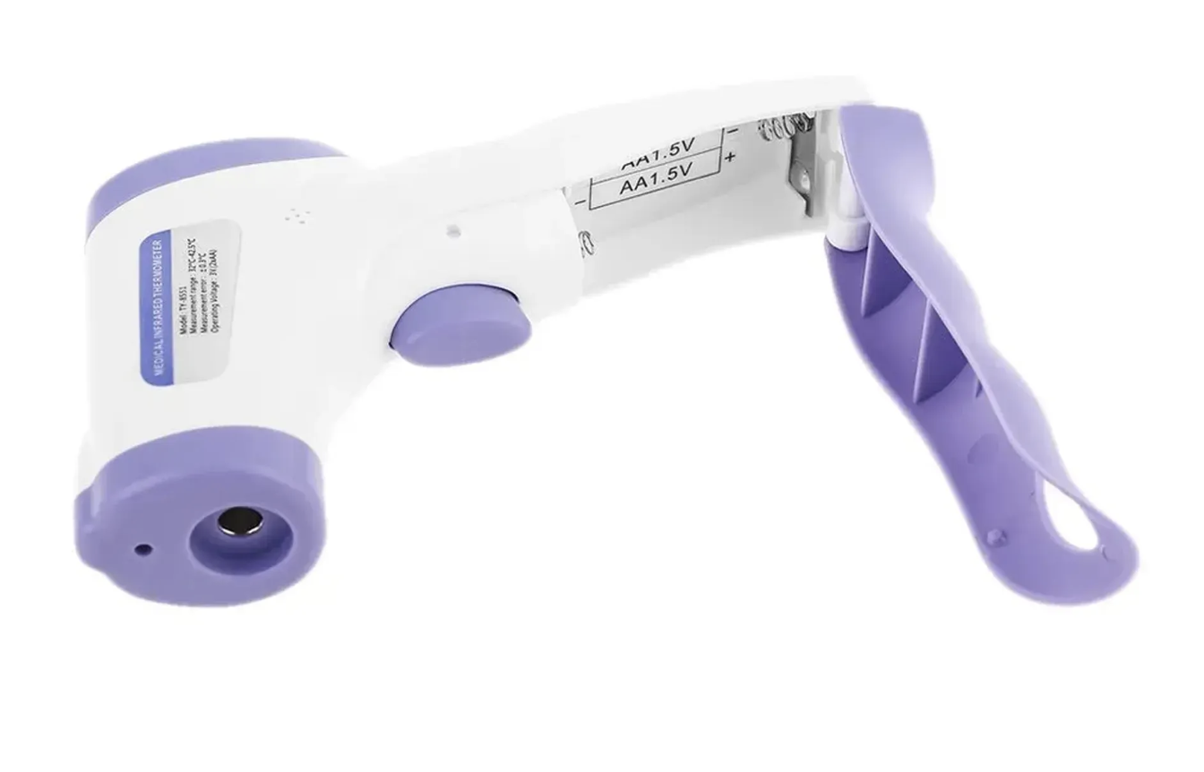 Безконтактний термометр DT-8826 з пам'яттю на 64 вимірювання і точністю ±0,2 °C - мініатюра 4