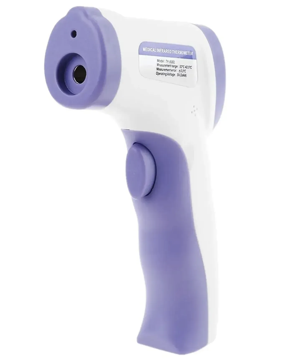 Безконтактний термометр DT-8826 з пам'яттю на 64 вимірювання і точністю ±0,2 °C - мініатюра 6